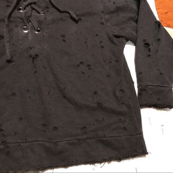 Black pull over hoodie small juniors Hot & Delicious - Picture 2 of 9